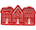 Bandeja Villa Navideña — Rojo Carmín